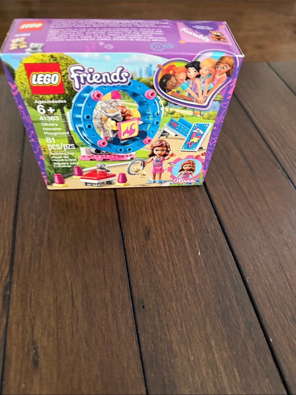 LEGO Friends 41383 Olivia’s Hamster Playground Set Complete Retired